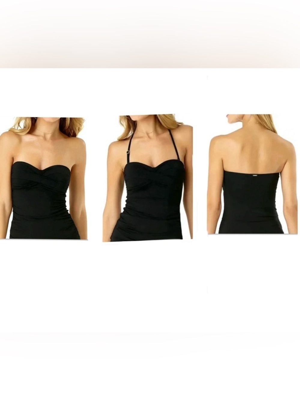 Bleu Rod Beattie Twist Front Bandeau Tankini
